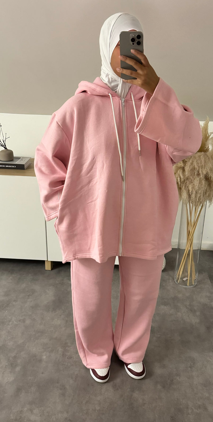 Hoodie Zip TechPack Rose