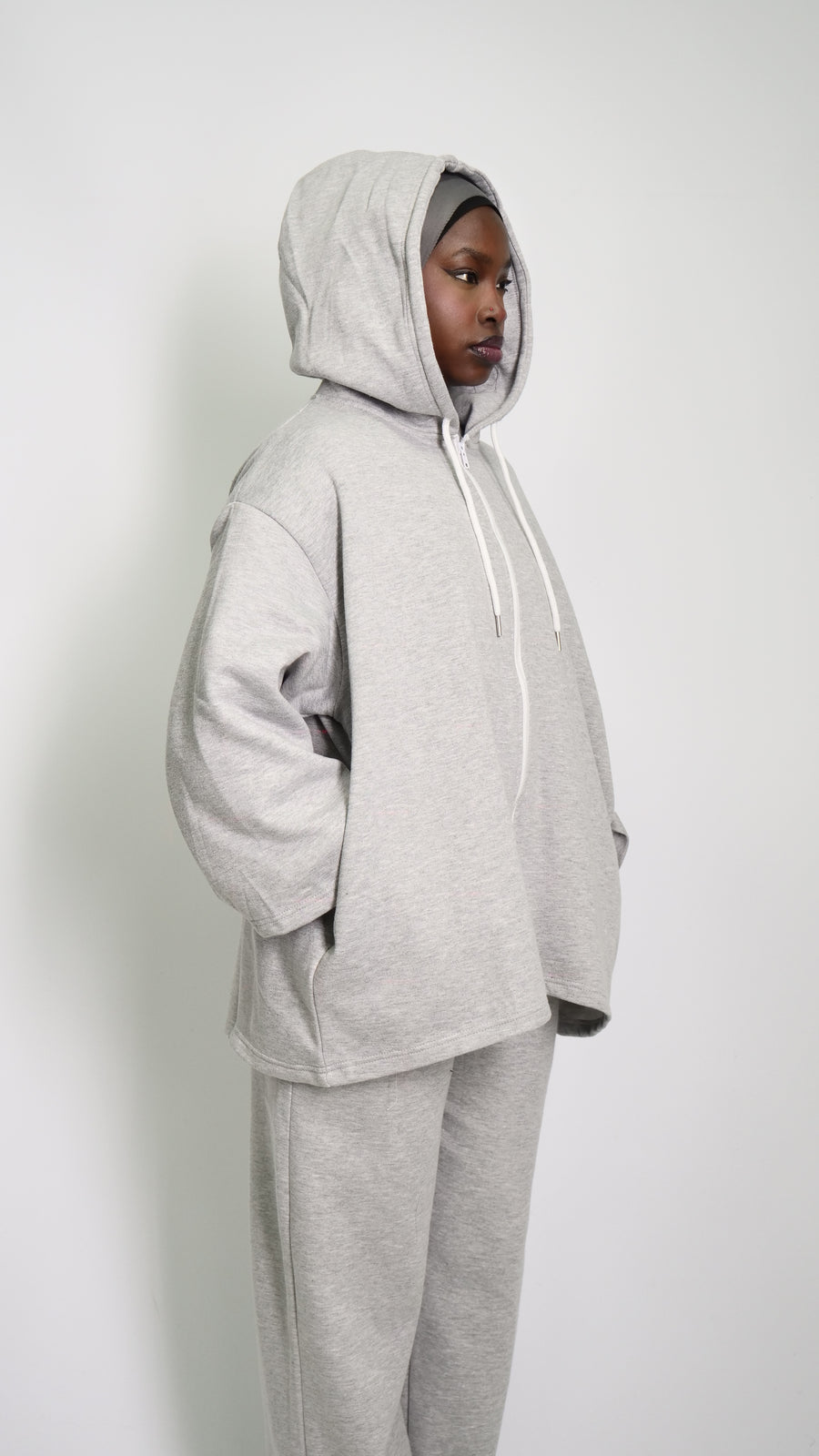 Hoodie Zip TechPack Gris