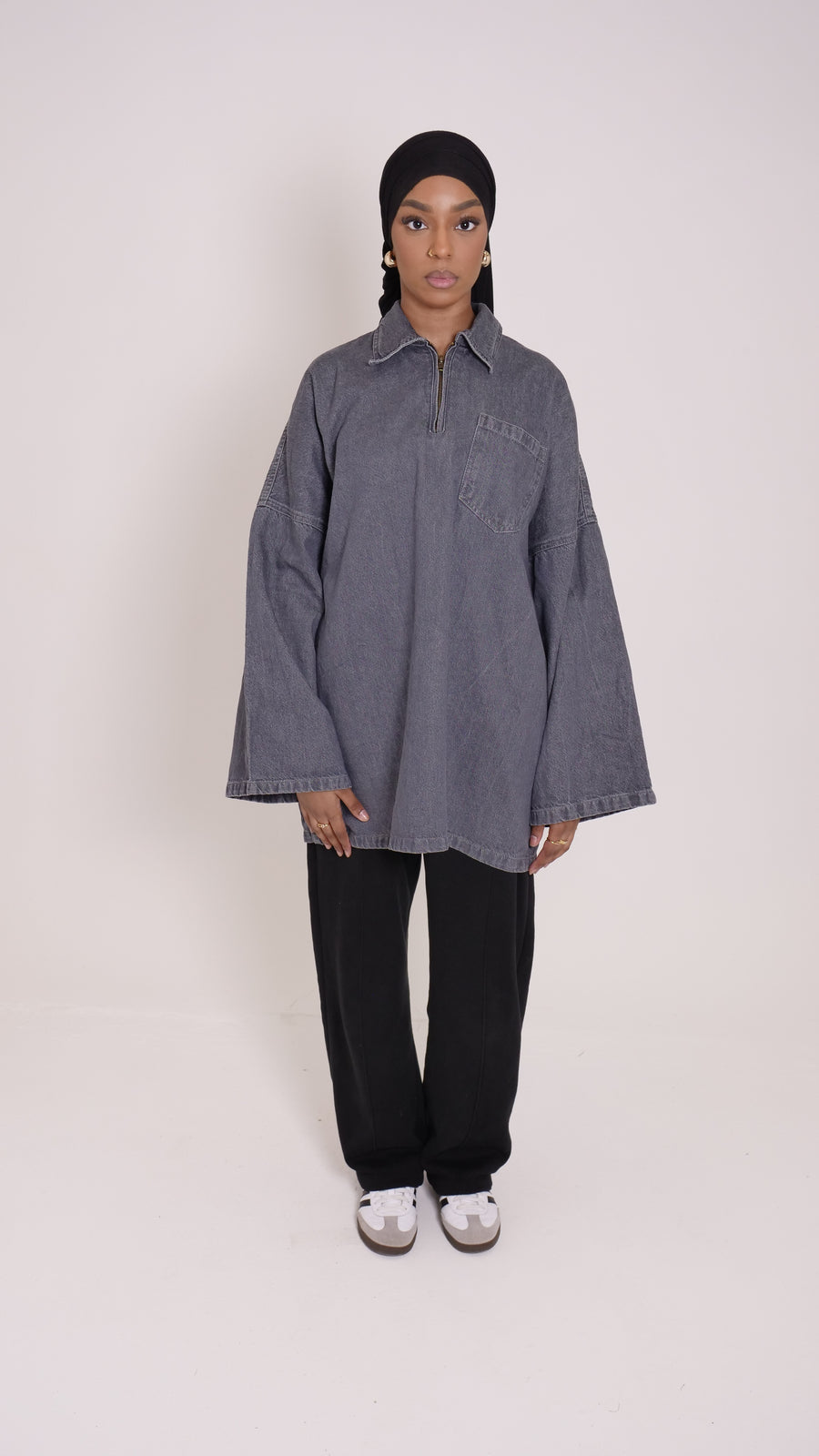 Chemise Naori Gris (expédition a partir du 5/11)