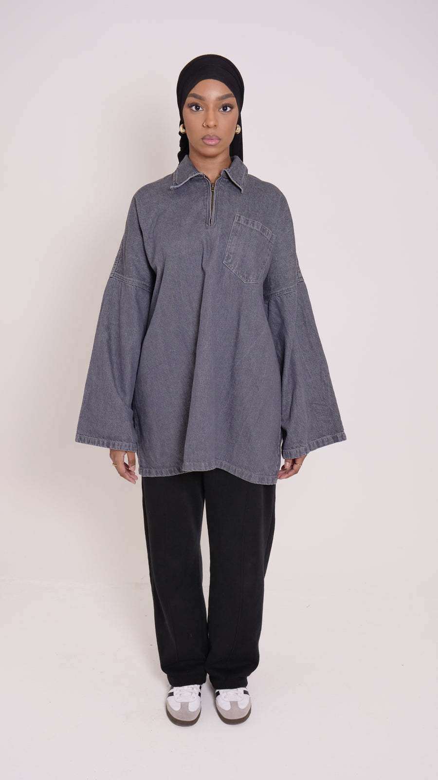 Chemise Naori Gris