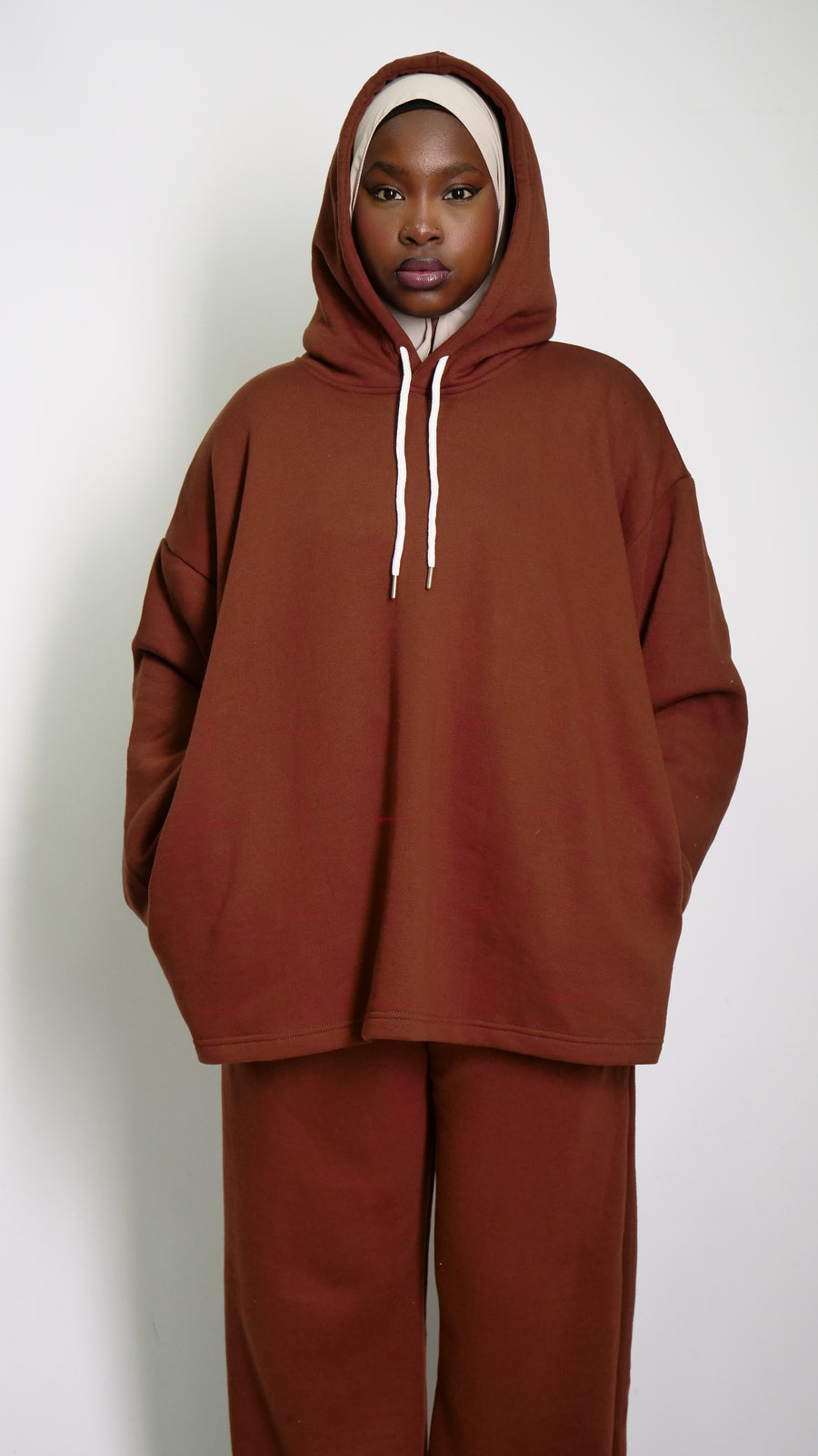 Hoodie TechPack Marron